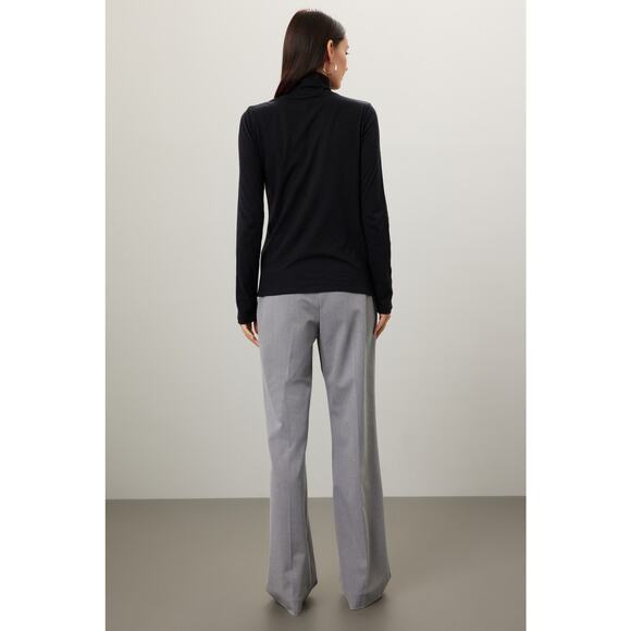 MAJESTIC FILATURES Cashmere Cotton Turtleneck Sweater - Size 2 - Picture 4 of 5